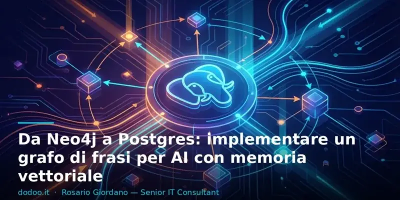 From Neo4j to Postgres: Building a Sentence Graph for AI with Vector Memory