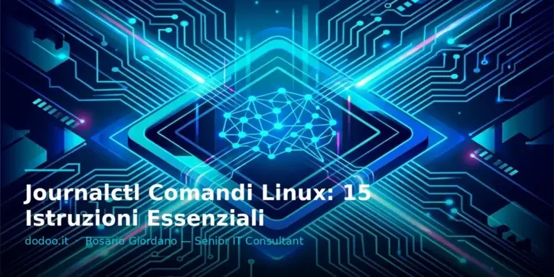 Journalctl Comandi Linux: 15 Istruzioni Essenziali