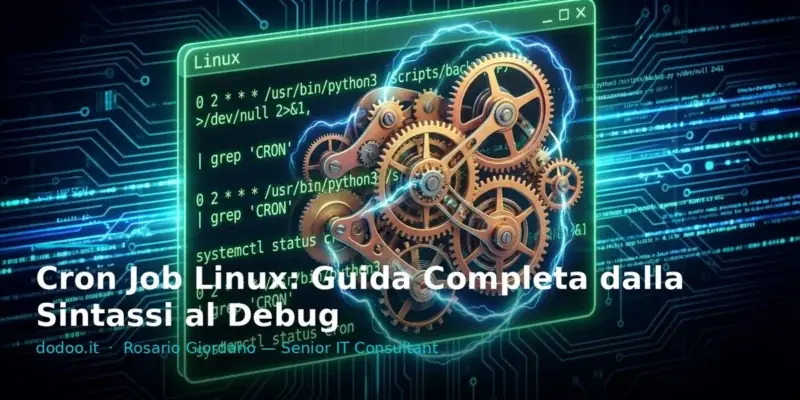 Cron Job Linux: Guida Completa + 10 Esempi Pratici (2026)