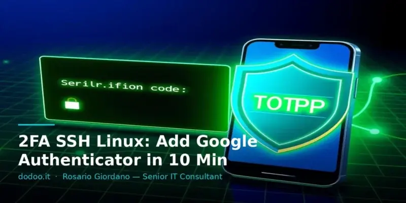 2FA SSH Linux: Add Google Authenticator in 10 Min