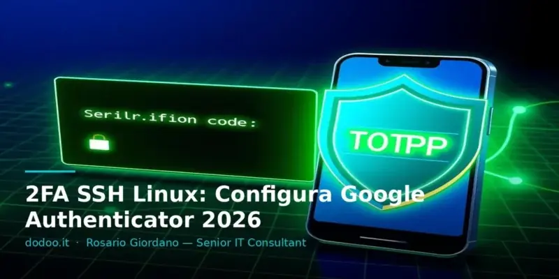 2FA SSH Linux: Configura Google Authenticator 2026