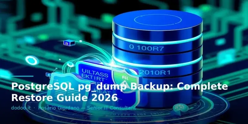 PostgreSQL pg_dump Backup: Complete Restore Guide 2026