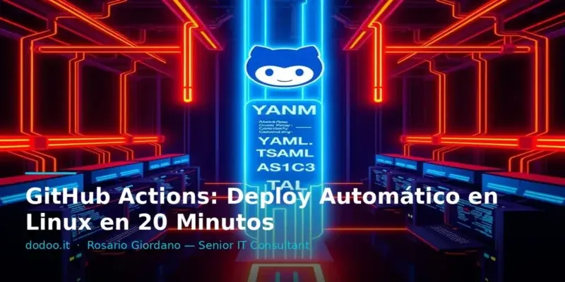 GitHub Actions: Deploy Automático en Linux en 20 Minutos