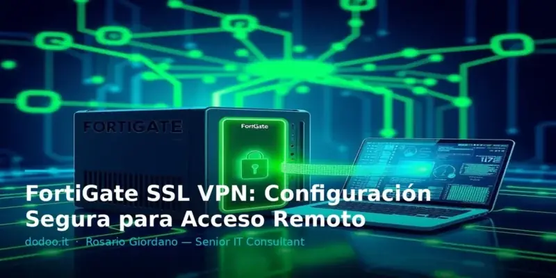FortiGate SSL VPN: Configuración Segura para Acceso Remoto