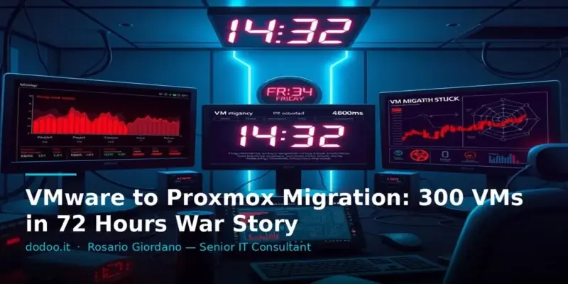 VMware to Proxmox Migration: 300 VMs in 72 Hours War Story