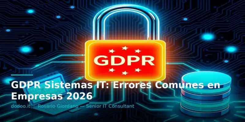 GDPR Sistemas IT: Errores Comunes en Empresas 2026