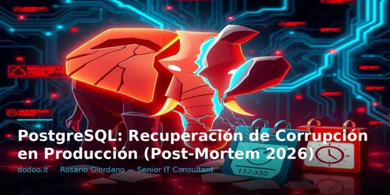 PostgreSQL: Recuperación de Corrupción en Producción (Post-Mortem 2026)