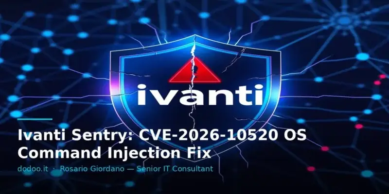 Ivanti Sentry: CVE-2026-10520 OS Command Injection Fix