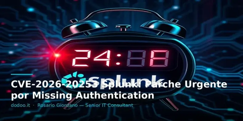 CVE-2026-20253 Splunk: Parche Urgente por Missing Authentication
