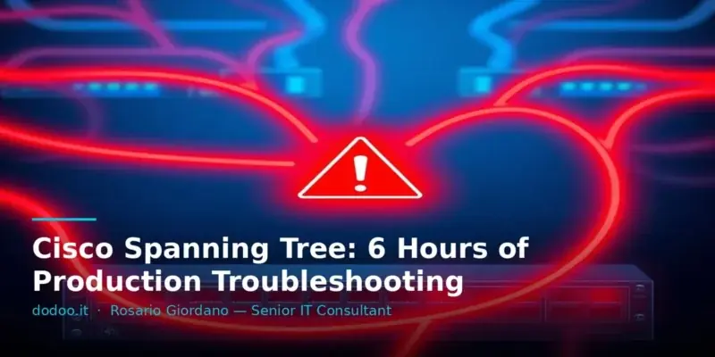 Cisco Spanning Tree: 6 Hours of Production Troubleshooting