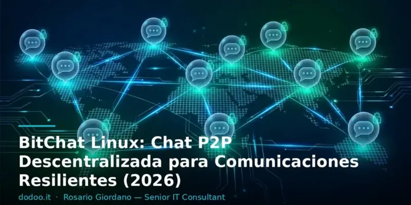 BitChat Linux: Chat P2P Descentralizada para Comunicaciones Resilientes (2026)