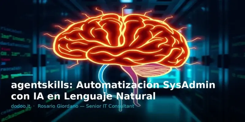 agentskills: Automatización SysAdmin con IA en Lenguaje Natural