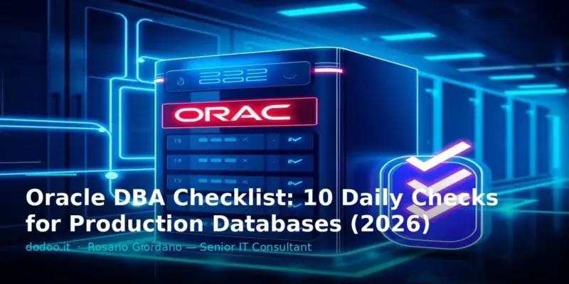 Oracle DBA Checklist: 10 Daily Checks for Production Databases (2026)