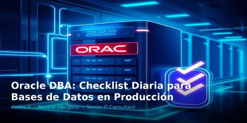 Oracle DBA: Checklist Diaria para Bases de Datos en Producción