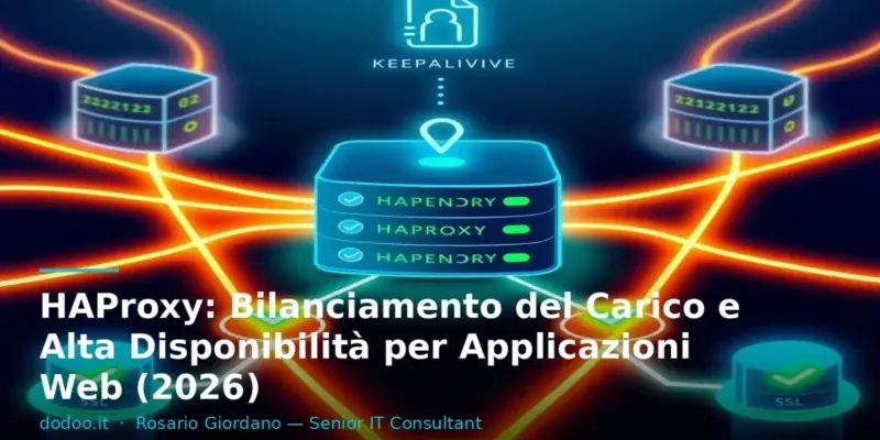 HAProxy: Bilanciamento del Carico e Alta Disponibilità per Applicazioni Web (2026)