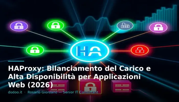 HAProxy: Bilanciamento del Carico e Alta Disponibilità per Applicazioni Web (2026)