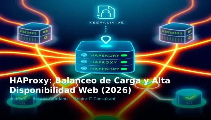 HAProxy: Balanceo de Carga y Alta Disponibilidad Web (2026)