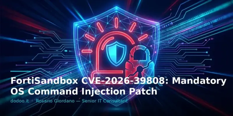 FortiSandbox CVE-2026-39808: Mandatory OS Command Injection Patch