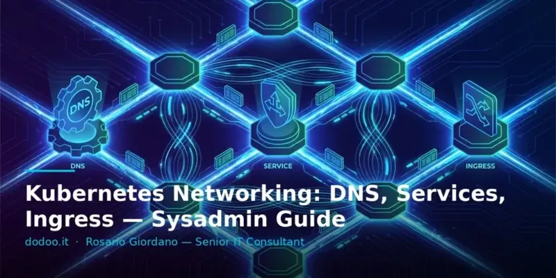 Kubernetes Networking: DNS, Services, Ingress — Sysadmin Guide