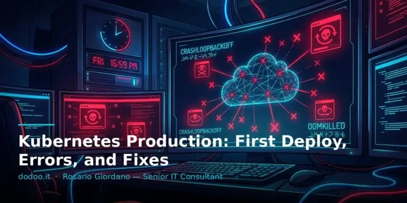 Kubernetes Production: First Deploy, Errors, and Fixes