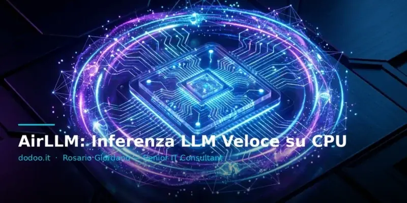 AirLLM: Inferenza LLM Veloce su CPU