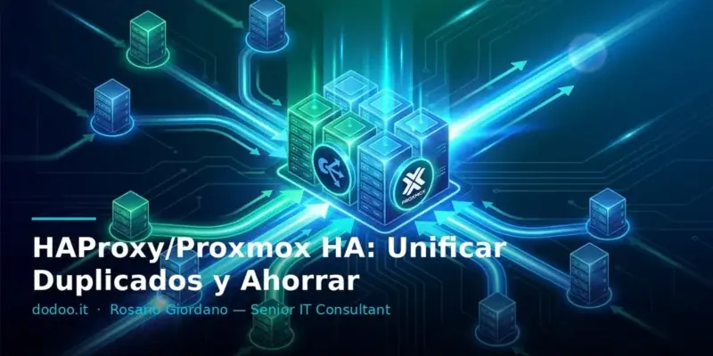 HAProxy/Proxmox HA: Unificar Duplicados y Ahorrar