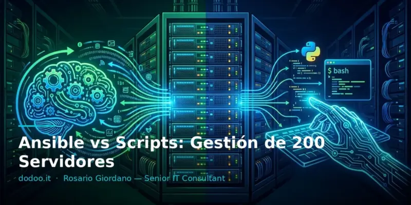 Ansible vs Scripts: Gestión de 200 Servidores