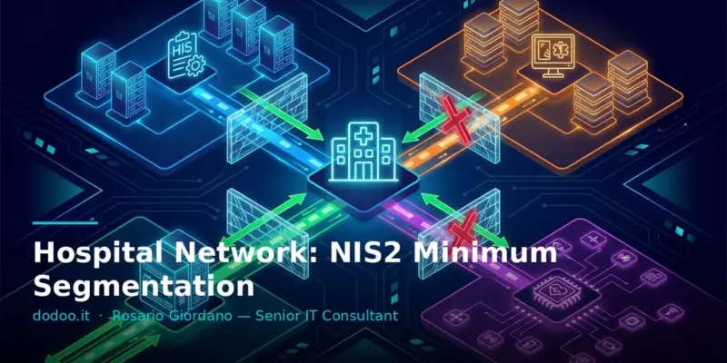 Hospital Network: NIS2 Minimum Segmentation