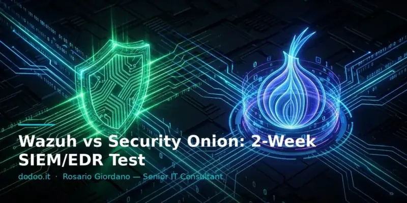 Wazuh vs Security Onion: 2-Week SIEM/EDR Test