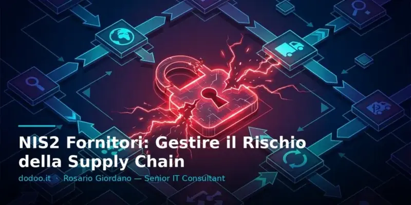 NIS2 Fornitori: Gestire il Rischio della Supply Chain