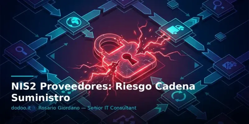 NIS2 Proveedores: Riesgo Cadena Suministro