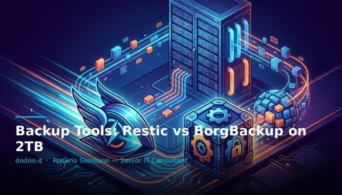Backup Tools: Restic vs BorgBackup on 2TB