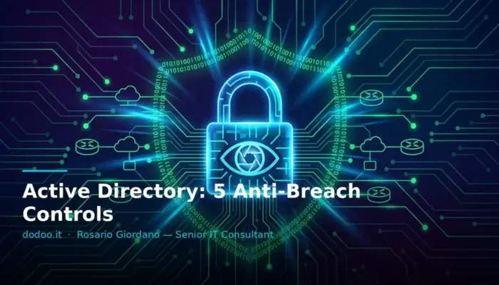 Active Directory: 5 Anti-Breach Controls