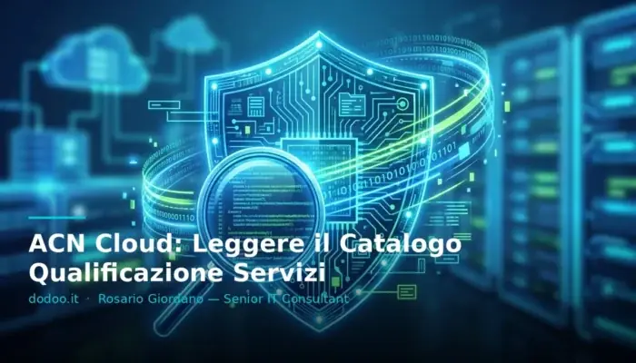 ACN Cloud: Leggere il Catalogo Qualificazione Servizi