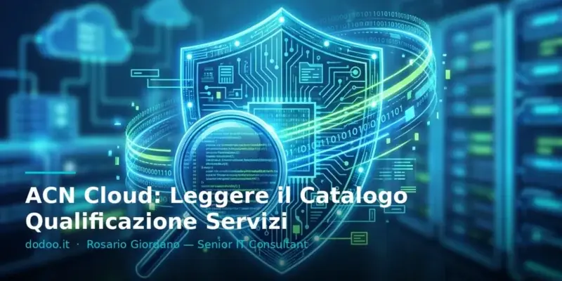 ACN Cloud: Leggere il Catalogo Qualificazione Servizi