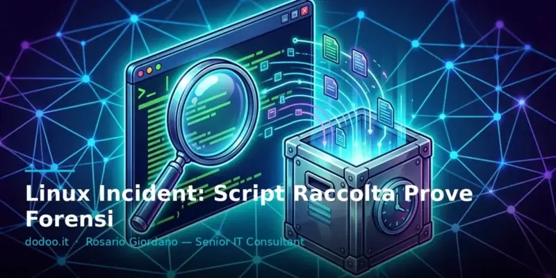 Linux Incident: Script Raccolta Prove Forensi