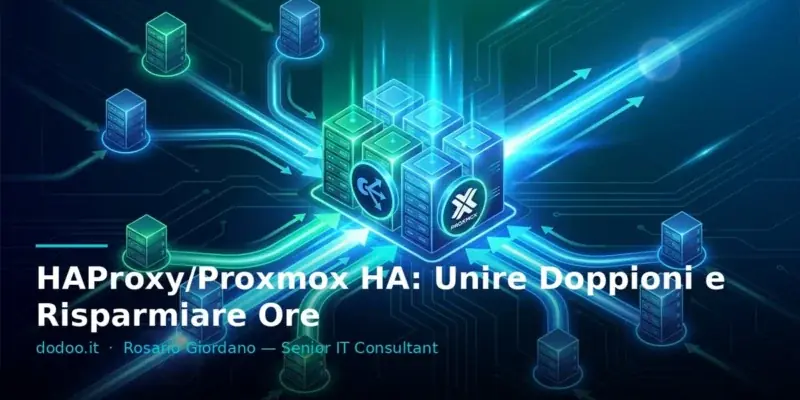 HAProxy/Proxmox HA: Unire Doppioni e Risparmiare Ore