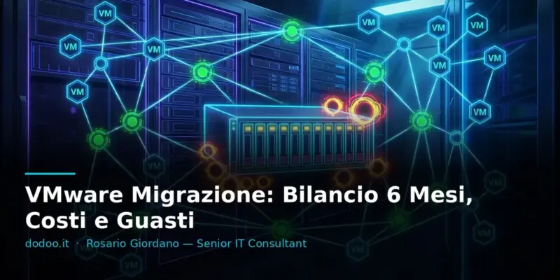 VMware Migrazione: Bilancio 6 Mesi, Costi e Guasti