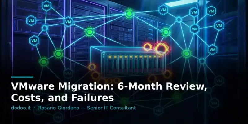 VMware Migration: 6-Month Review, Costs, and Failures