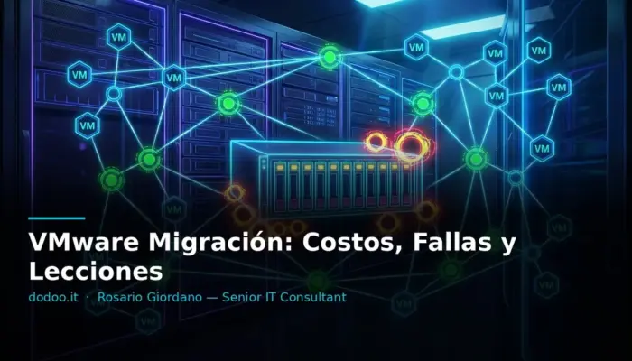 VMware Migración: Costos, Fallas y Lecciones