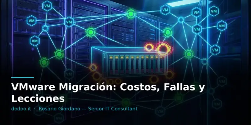VMware Migración: Costos, Fallas y Lecciones