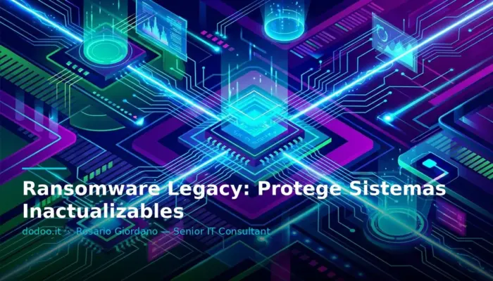Ransomware Legacy: Protege Sistemas Inactualizables