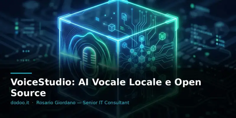 VoiceStudio: AI Vocale Locale e Open Source