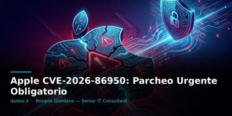 Apple CVE-2026-86950: Parcheo Urgente Obligatorio