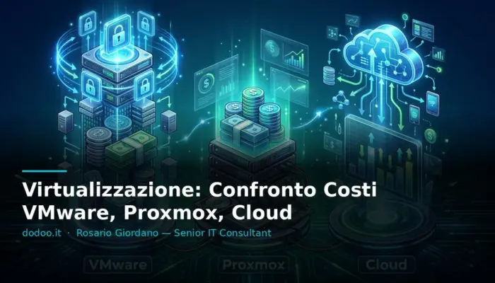 Virtualizzazione: Confronto Costi VMware, Proxmox, Cloud