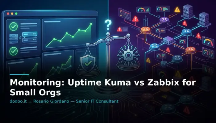 Monitoring: Uptime Kuma vs Zabbix for Small Orgs