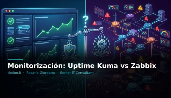 Monitorización: Uptime Kuma vs Zabbix