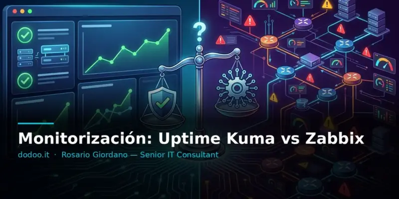 Monitorización: Uptime Kuma vs Zabbix