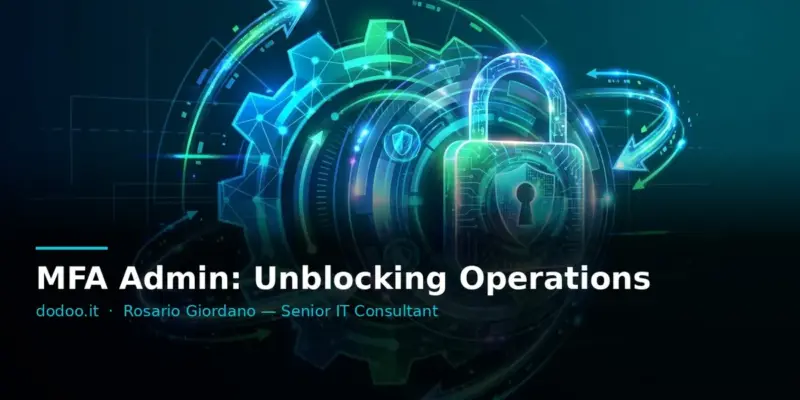 MFA Admin: Unblocking Operations