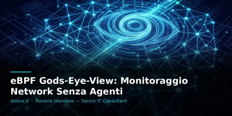 eBPF Gods-Eye-View: Monitoraggio Network Senza Agenti